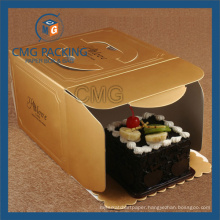 Golden Color Printing Handling Kraft Cake Box (CMG-cake box-008)